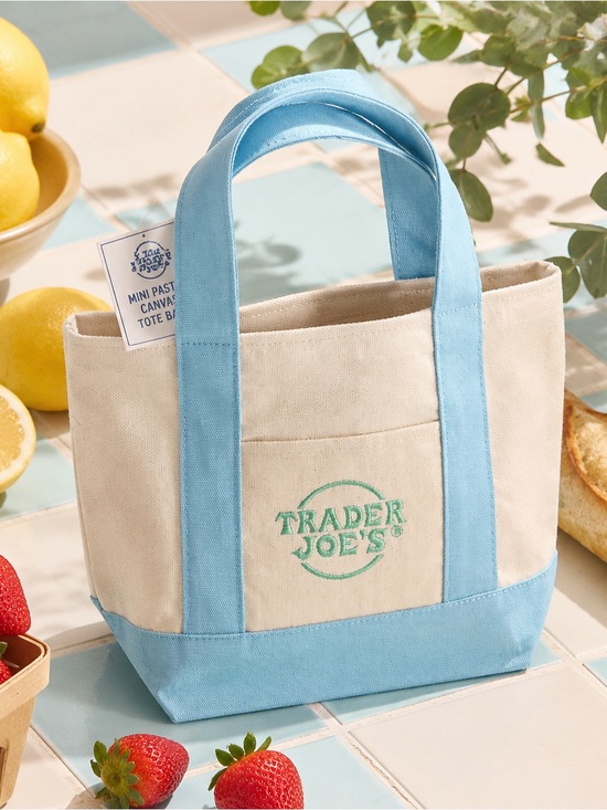 Trader Joe'S Handbags - Trader Joe’s Mini Canvas Tote Bag